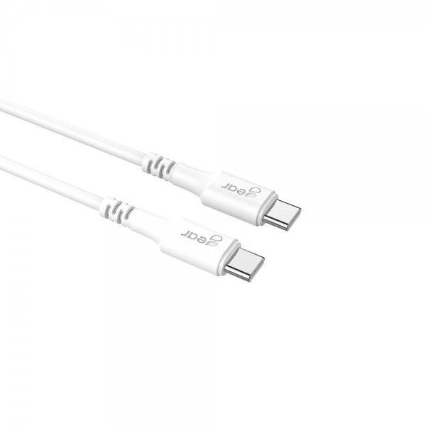 Gear Kabel USB-C till USB-C 0.5m Vit