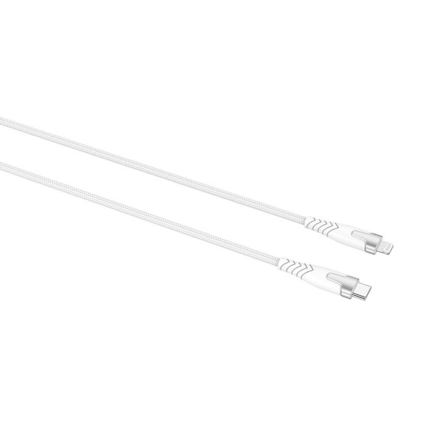 Gear Kabel Kevlar USB-C till Lightning 1.5m Vit