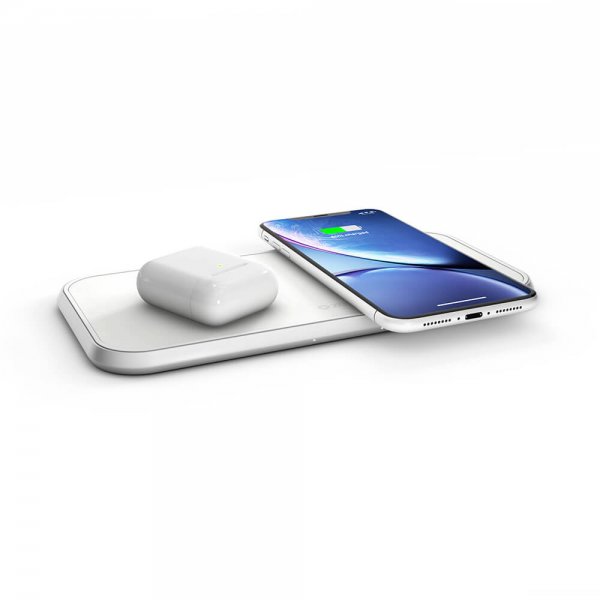 Zens Dual Aluminium Wireless Charger Vit