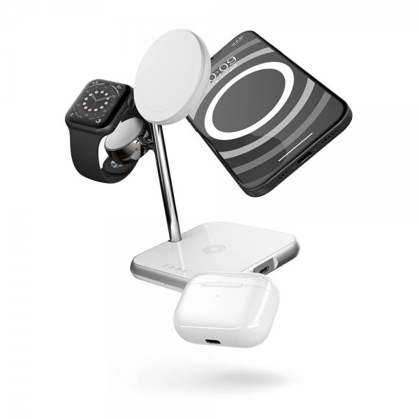 Zens 4-in-1 MagSafe/Watch Wireless Charging Station Vit