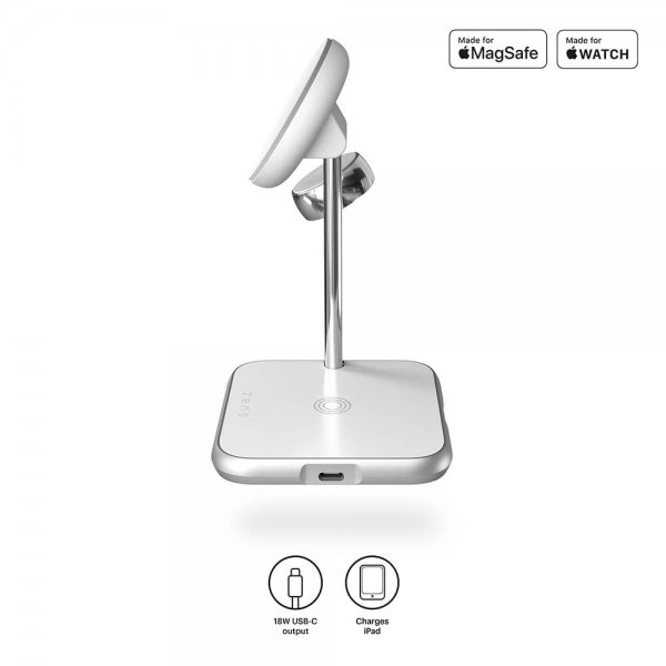 Zens 4-in-1 MagSafe/Watch Wireless Charging Station Vit