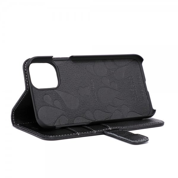 Onsala iPhone 11 Fodral Äkta Läder Svart