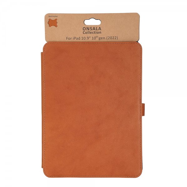 Onsala iPad 10.9 (gen 10)/iPad 11 (A16) Fodral Läder Brun