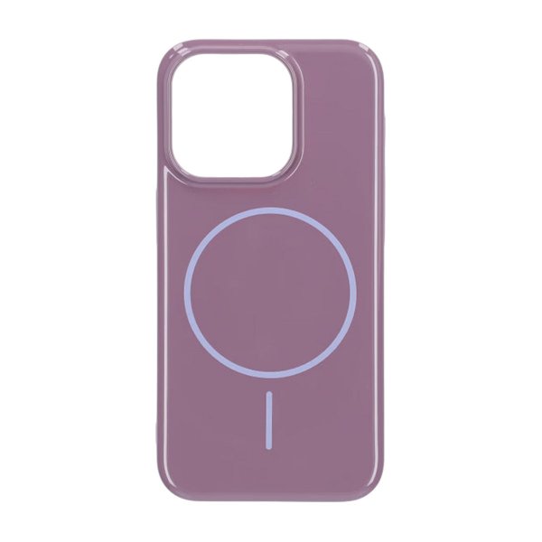 iPhone 15 Pro Skal TPU MagSafe Blank Lila