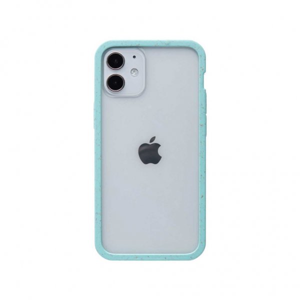 Pela iPhone 12 Mini Skal Eco Friendly Clear Purist Blue