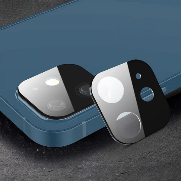 Enkay iPhone 12 Mini Kameraskydd Härdat Glas Svart
