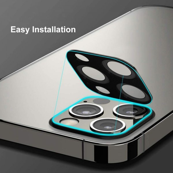Enkay iPhone 12 Mini Kameraskydd Härdat Glas Svart