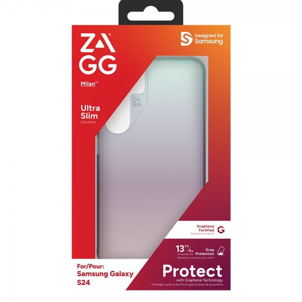 ZAGG Samsung Galaxy S24 Skal Milan Iridescent