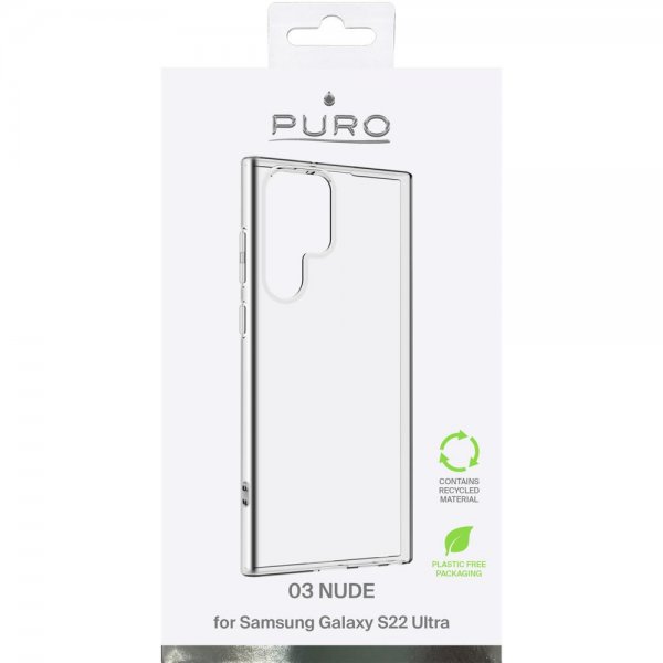 Puro Samsung Galaxy S22 Ultra Skal Nude Transparent