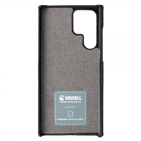 Krusell Samsung Galaxy S22 Ultra Skal Leather Cover Vintage Black