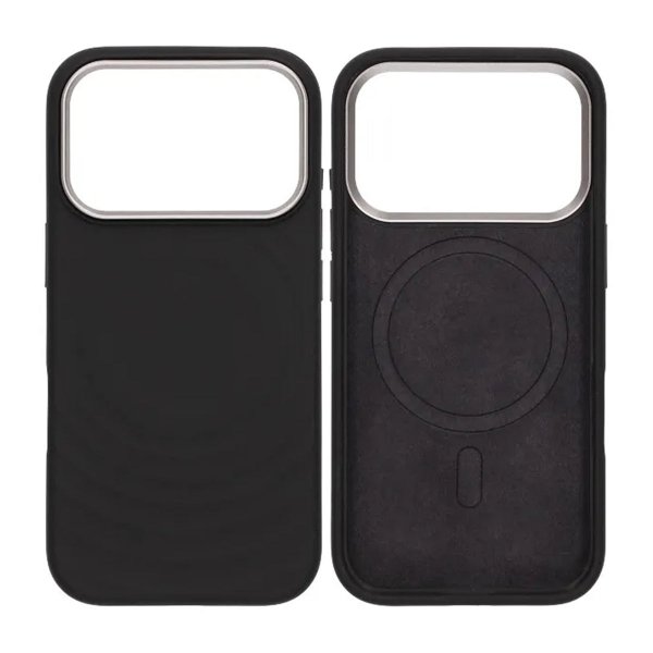 iPhone 17 Pro Skal Silikon MagSafe Svart
