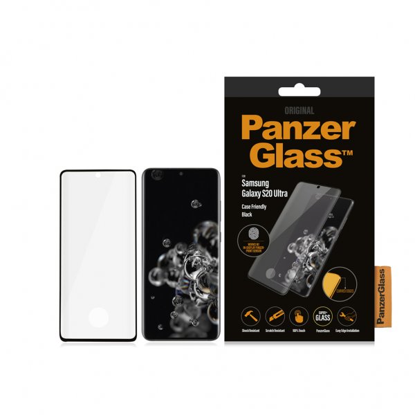 PanzerGlass Samsung Galaxy S20 Ultra Skärmskydd CaseFriendly Fingerprint