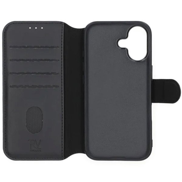 Rvelon iPhone 17 Fodral 4 Kortfack MagSafe Svart