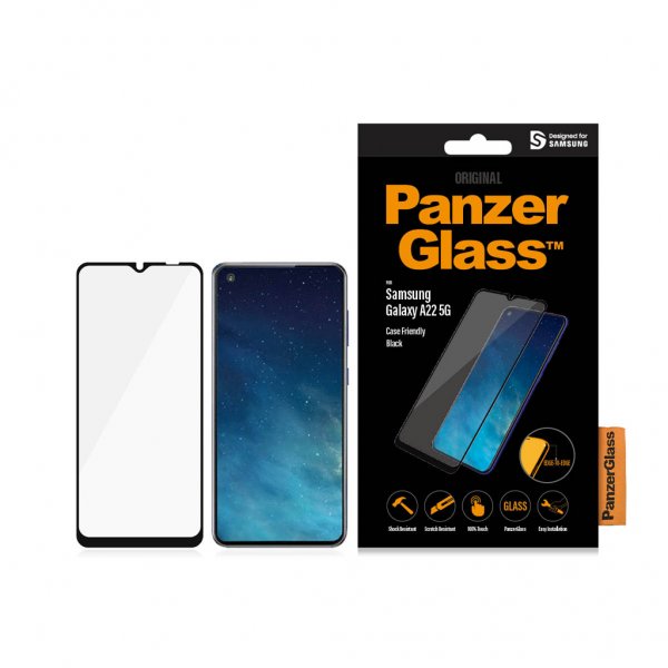 PanzerGlass Samsung Galaxy A22 5G Skärmskydd CaseFriendly