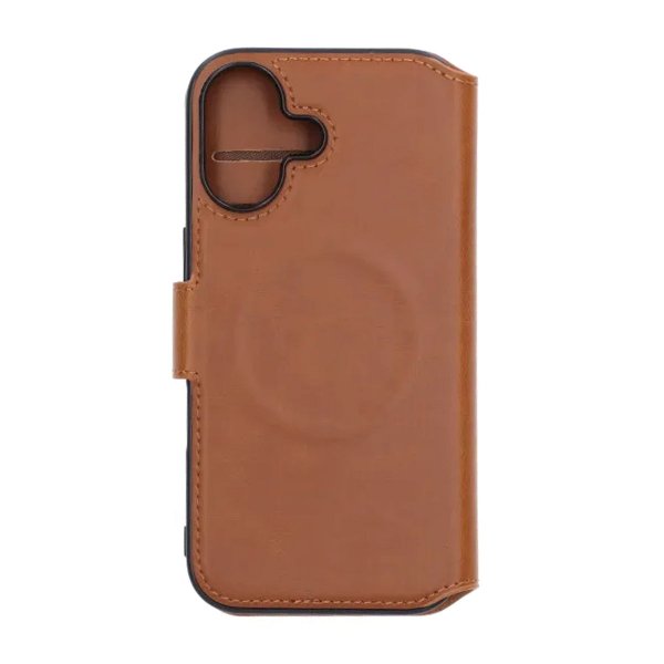 Rvelon iPhone 17 Fodral 4 Kortfack MagSafe Brun