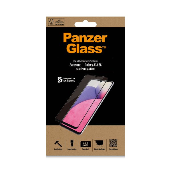 PanzerGlass Samsung Galaxy A33 5G Skärmskydd CaseFriendly