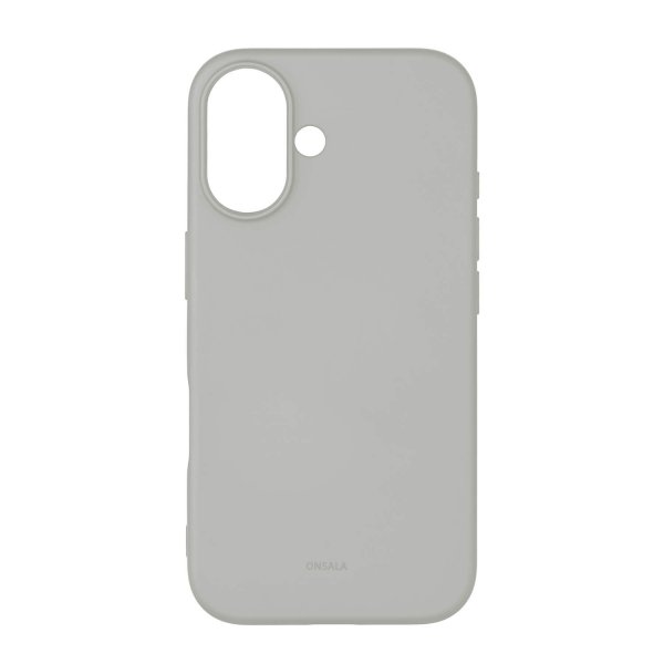 Onsala iPhone 16 Skal Silikonkänsla Concrete
