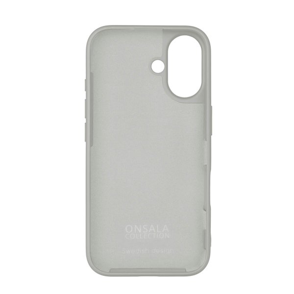 Onsala iPhone 16 Pro Skal Silikonkänsla Concrete