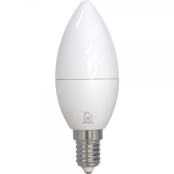 Deltaco Smart Home LED Lampa E14 RGB WiFi 4.9W