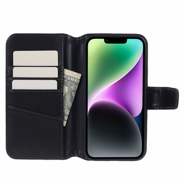 Nordic Covers iPhone 15 Plus Fodral MagLeather Raven Black