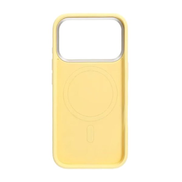 iPhone 17 Pro Skal Silikon MagSafe Gul