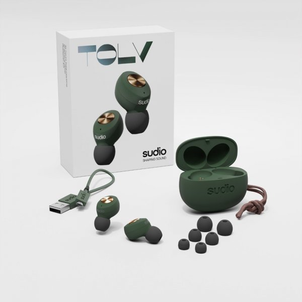 Sudio Tolv Trådlösa Hörlurar True Wireless In-Ear Grön