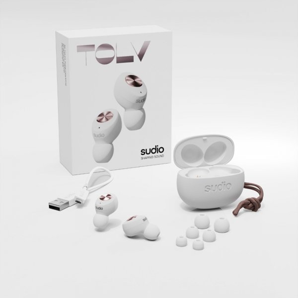 Sudio Tolv Trådlösa Hörlurar True Wireless In-Ear Vit