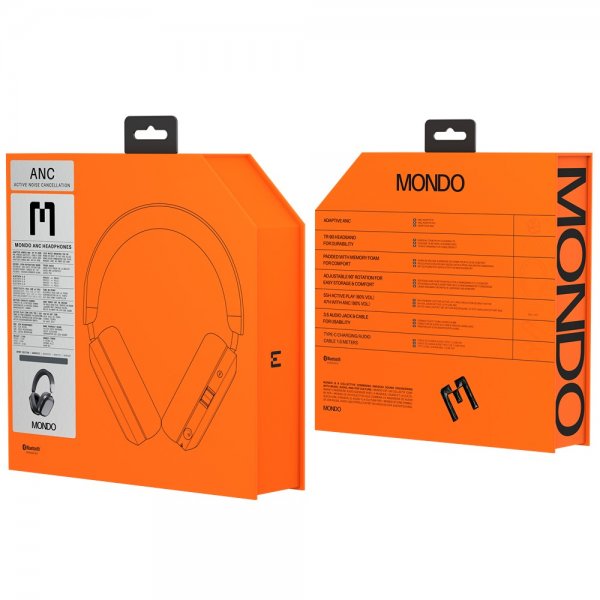 Mondo Trådlösa Hörlurar Mondo Over-Ears ANC Graphite