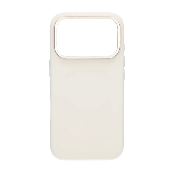 iPhone 17 Pro Max Skal Silikon MagSafe Stativ Vit