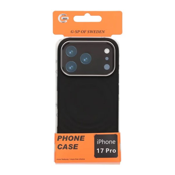 iPhone 17 Pro Skal Silikon MagSafe Svart