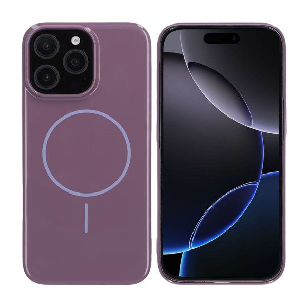 iPhone 16 Pro Max Skal TPU MagSafe Blank Lila