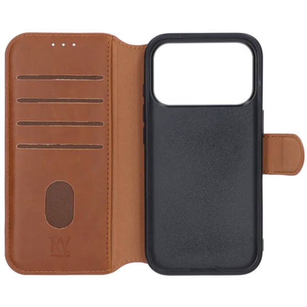 Rvelon iPhone 17 Pro Fodral 4 Kortfack MagSafe Brun