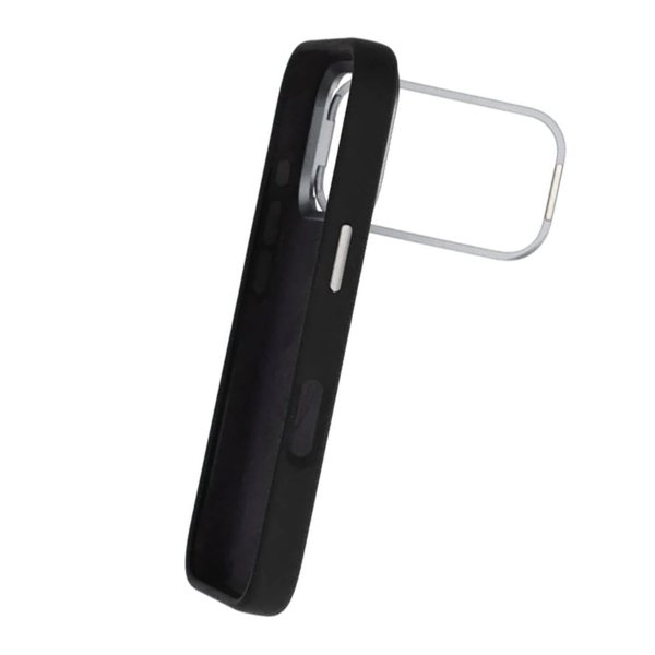 iPhone 17 Pro Skal Silikon MagSafe Stativ Svart