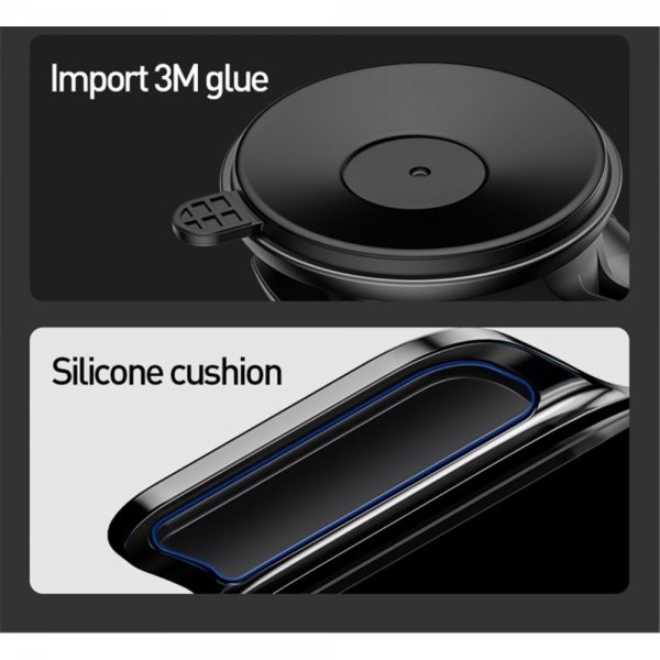 Baseus Bilhållare Light Electric Holder Wireless Charger