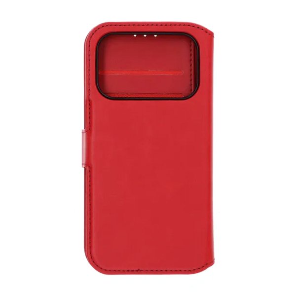 Rvelon iPhone 17 Pro Fodral 4 Kortfack Löstagbart Skal Röd