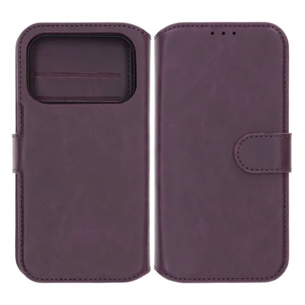 Rvelon iPhone 17 Pro Max Fodral 4 Kortfack Löstagbart Skal Lila