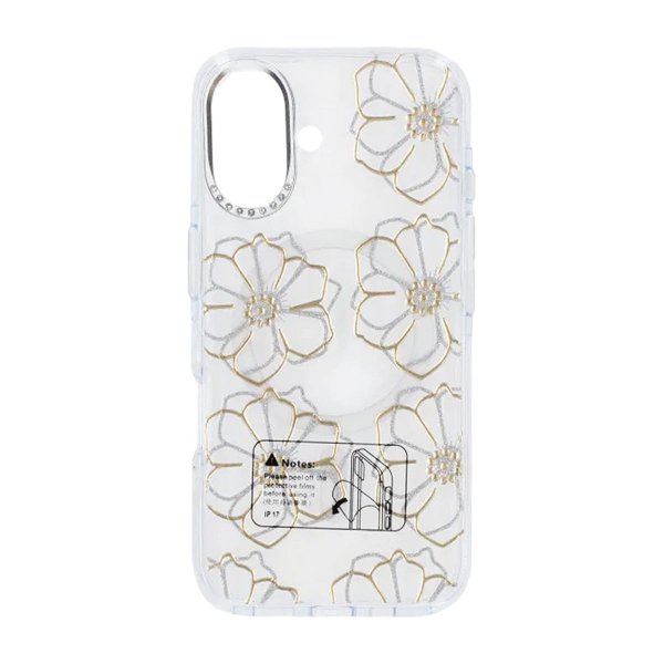 iPhone 16 Skal Mönster MagSafe Blommor