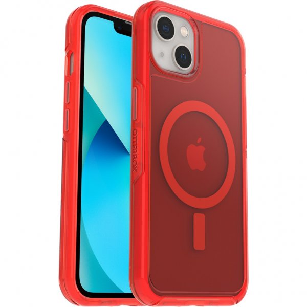 Otterbox iPhone 13 Skal Symmetry Plus Clear In The Red
