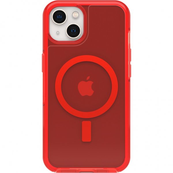 Otterbox iPhone 13 Skal Symmetry Plus Clear In The Red