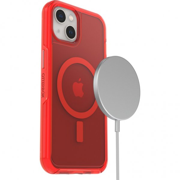 Otterbox iPhone 13 Skal Symmetry Plus Clear In The Red