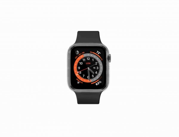 Fixed Apple Watch 44mm Skal med Inbyggt skärmskydd PURE