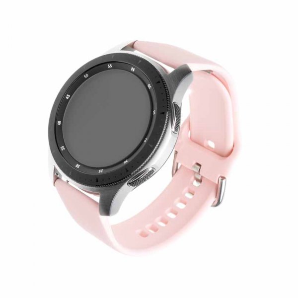 Fixed Samsung Galaxy Watch 20mm Armband Silicone Strap Rosa