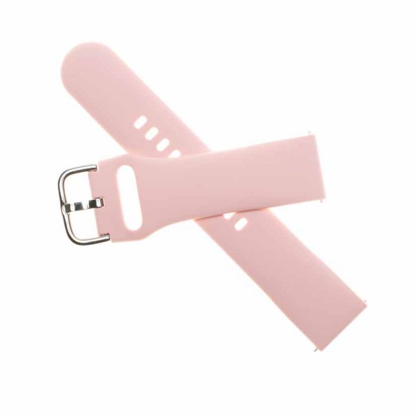 Fixed Samsung Galaxy Watch 22mm Armband Silicone Strap Rosa