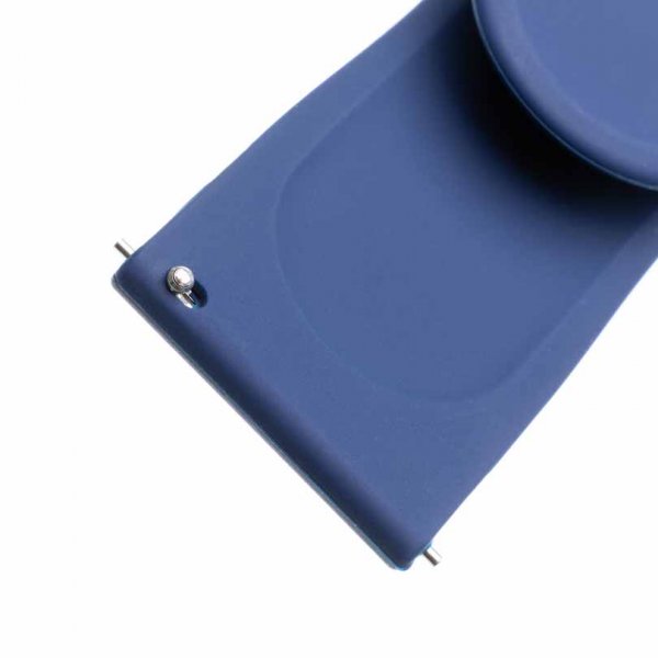 Fixed Samsung Galaxy Watch 22mm Armband Silicone Strap Blå