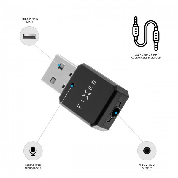 Fixed Adapter Signal Audio Receiver