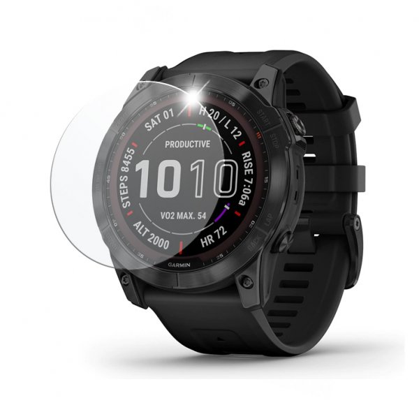 Fixed Garmin Fenix 7X Skärmskydd Härdat Skyddsglas 9H 2-pack