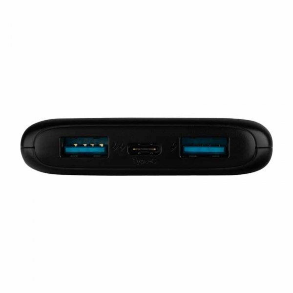 Fixed Powerbank Zen 10 20W 10 000 mAh USB-C 2xUSB-A Svart