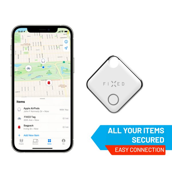 Fixed Tag Set Bluetooth Smart Tracker Find My 2-pack