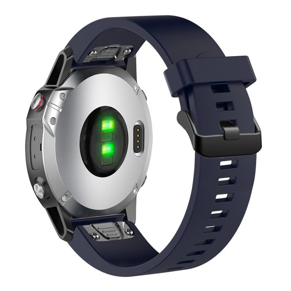 Fixed Garmin QuickFit 20mm Armband Silicone Strap Blå