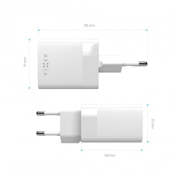 Fixed Laddare Dual Port 45W USB-C PD & USB-A